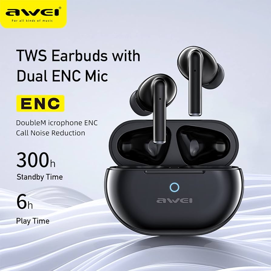 Awei T61 Wireless Noise Cancelling Earbuds – Best Price in Pakistan
