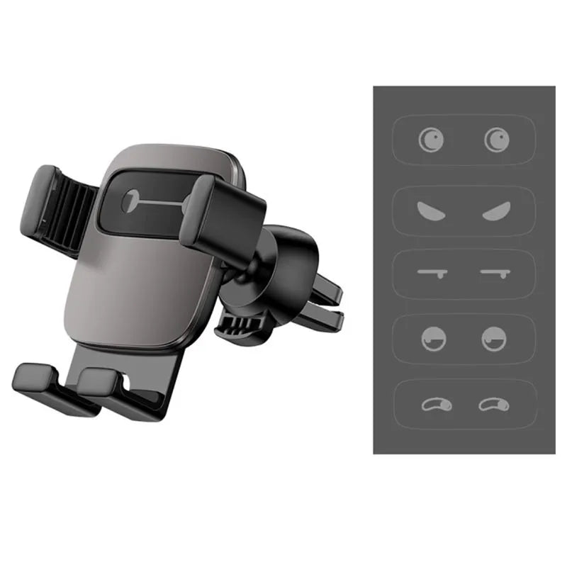 Baseus Cube Gravity Car Phone Holder SUYL-FK01 (Black) – Secure Air Vent Mount