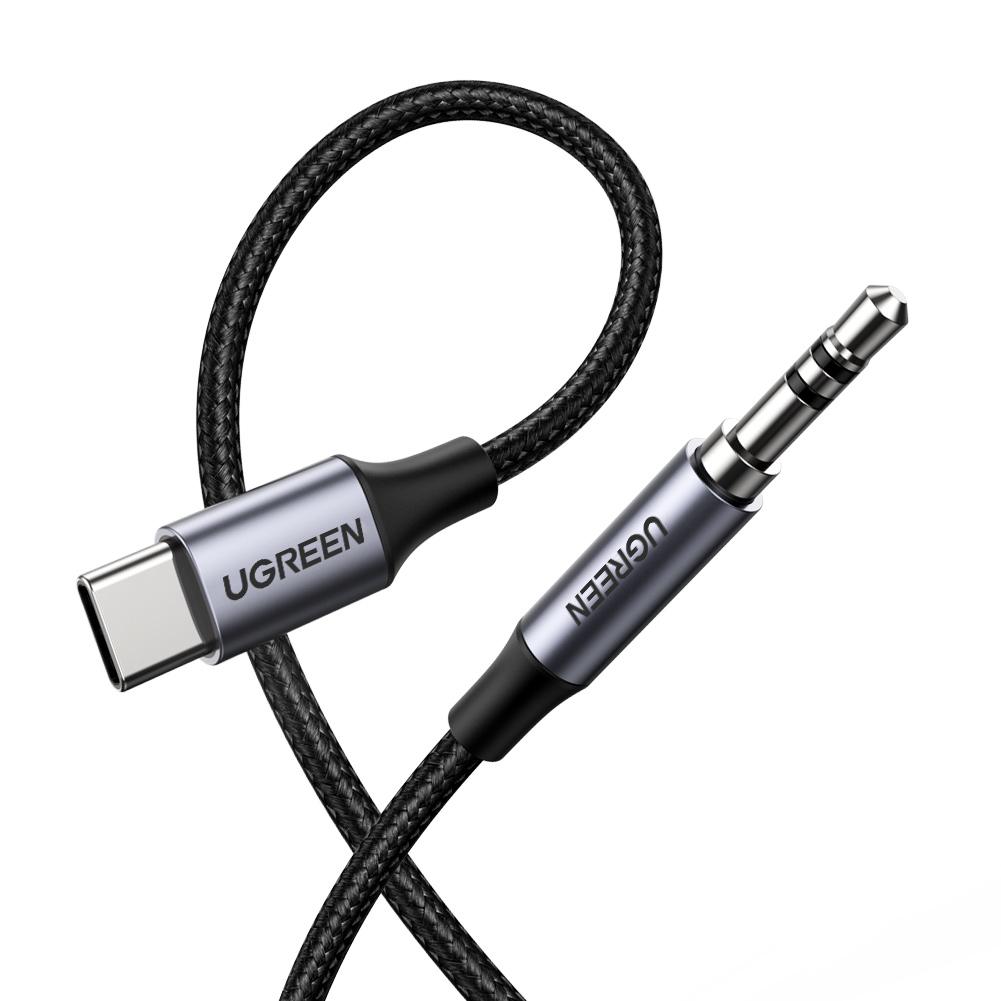 UGREEN Type-C to 3.5mm Audio Cable 1M – Hi-Fi Sound, Built-in DAC Chip, Best Price in Pakistan