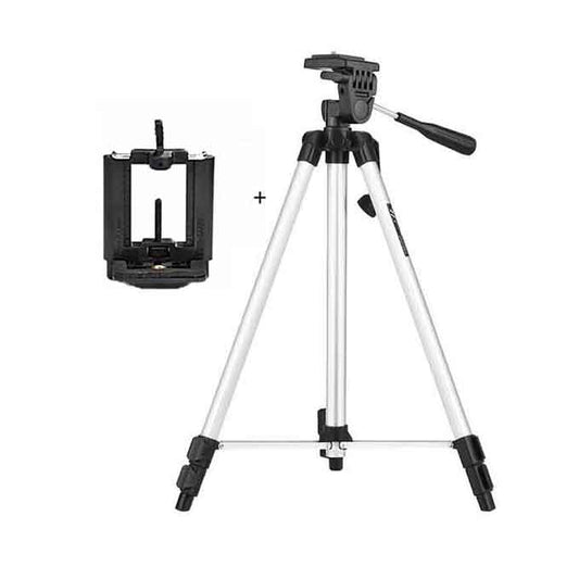 Tripod Camera Stand 330A – Adjustable, Lightweight & Sturdy with 3-Way Pan Head