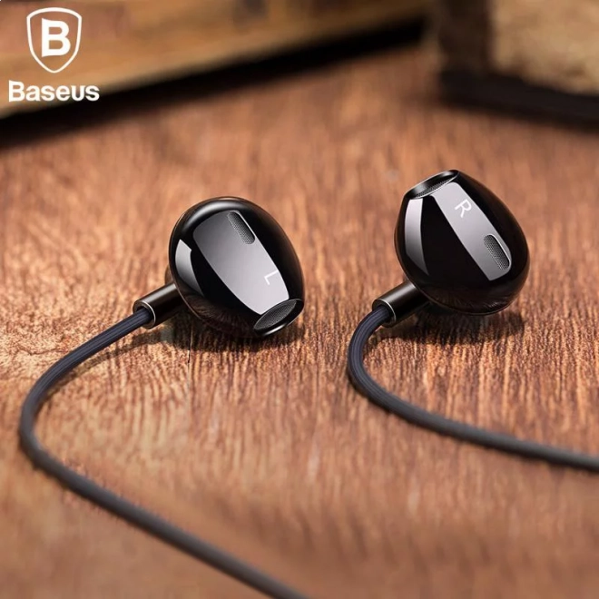 Baseus ENCOK 06 HF White – Premium Wired Earphones with HD Sound