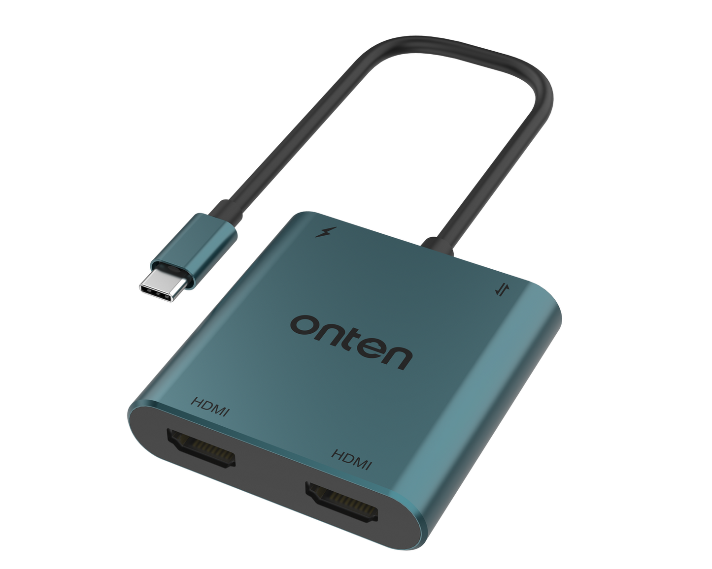 Onten OTN-9175K Type-C to Dual HDMI 4K Adapter – Ultra HD Display & Multi-Screen Extension