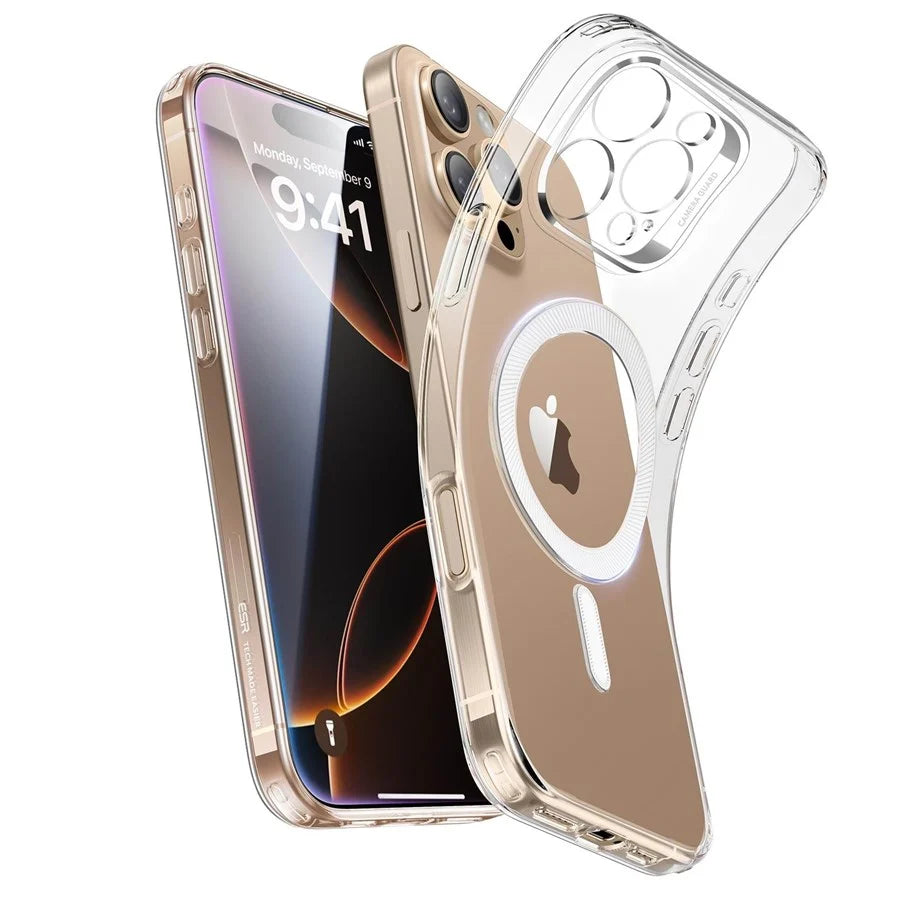 ESR Zero Clear HaloLock Case for iPhone 16 Pro Max – MagSafe Compatible, Slim & Transparent