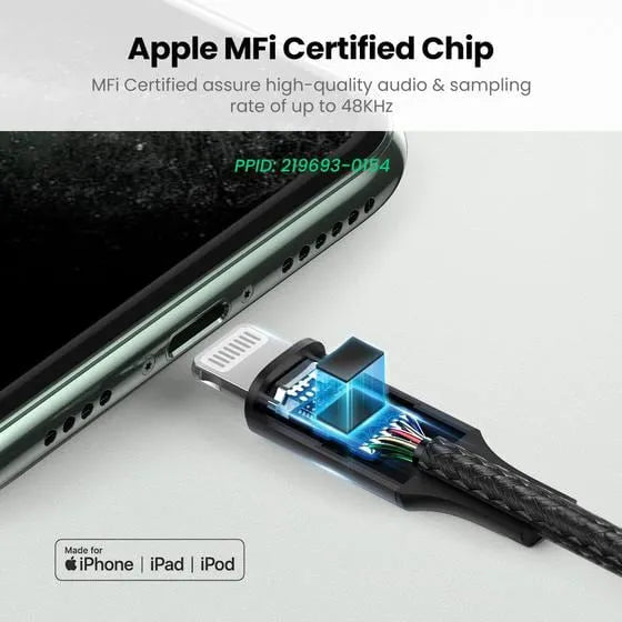 UGREEN 1m Lightning to 3.5mm Aux Cable for iPhone & iPad – Best Price in Pakistan