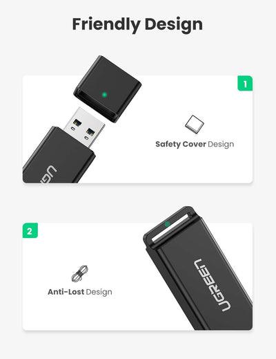 UGREEN USB 3.0 Card Reader for TF/SD (Black) 40752 – High-Speed Data Transfer | Best Price in Pakistan
