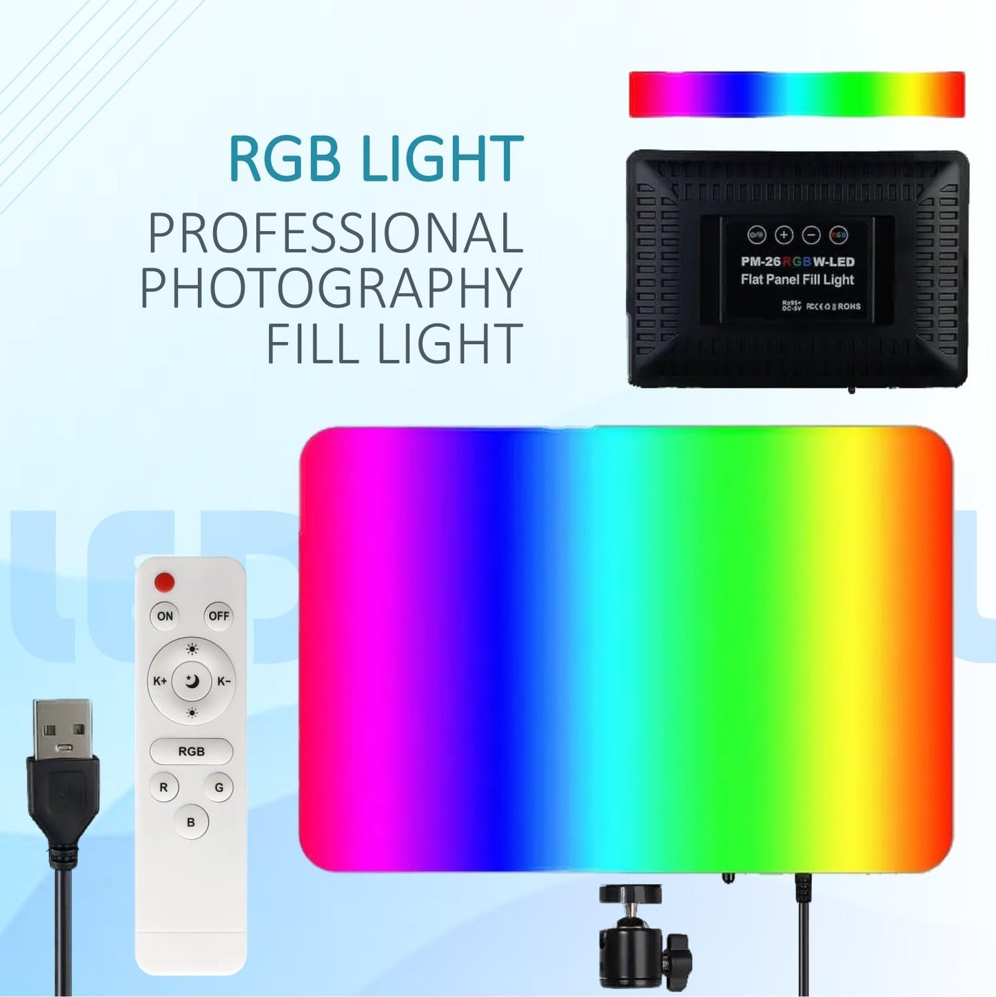 PM 26 RGB Light – Vibrant Multi-Color LED Lighting for Any Space