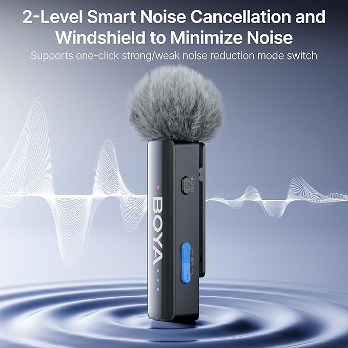 BOYALINK 2 Wireless Lavalier Microphone for iPhone, Camera & Android – Best Price in Pakistan