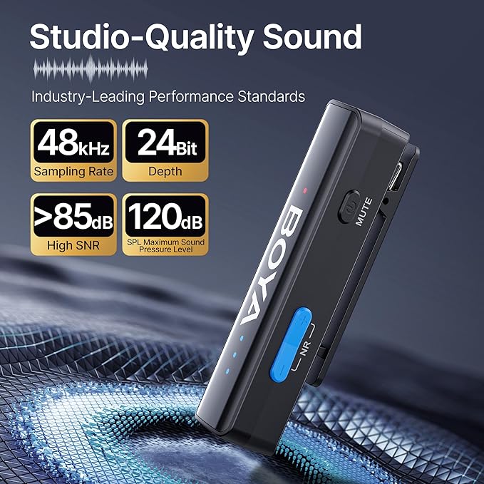 BOYALINK 2 Wireless Lavalier Microphone for iPhone, Camera & Android – Best Price in Pakistan