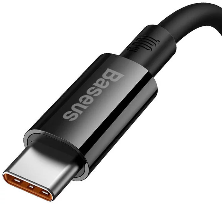 Baseus Superior 100W USB to USB-C Cable (1m, Black) – Fast Charging & Data Sync