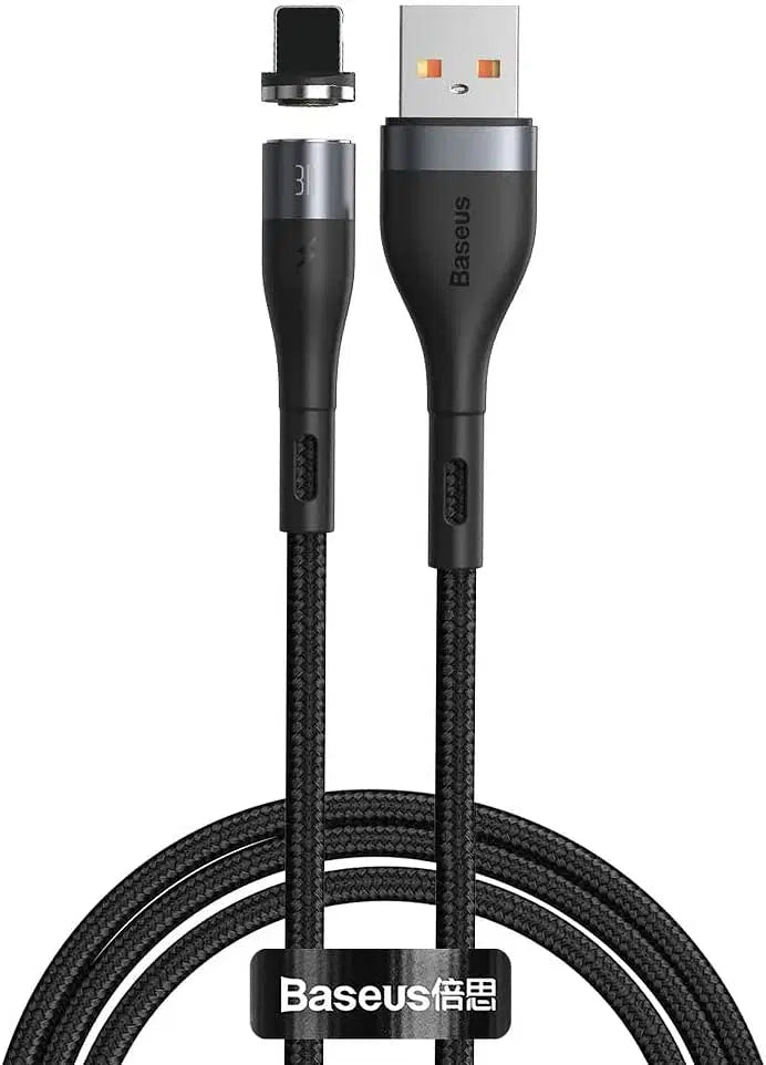 Baseus Zinc Magnetic Safe Fast Charging Data Cable – Strong Magnetic Connection & High-Speed Charging