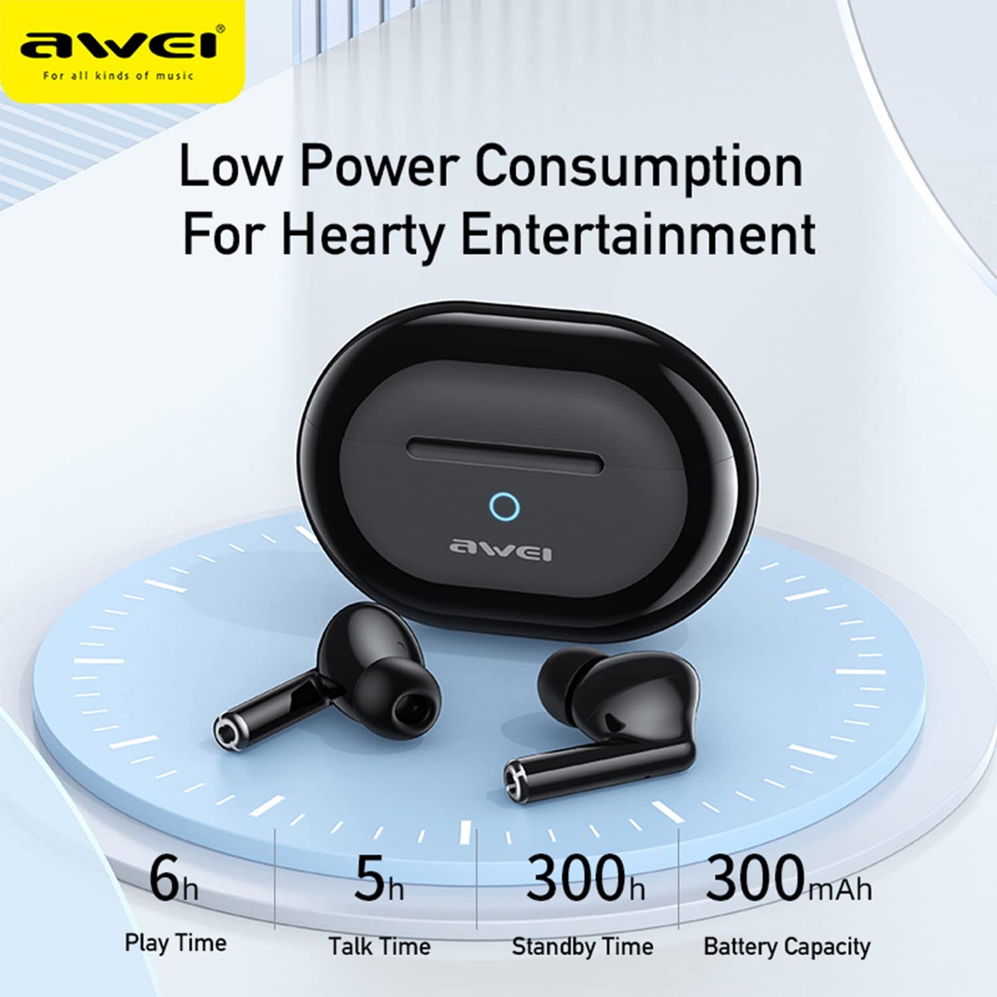 Awei T61 Wireless Noise Cancelling Earbuds – Best Price in Pakistan