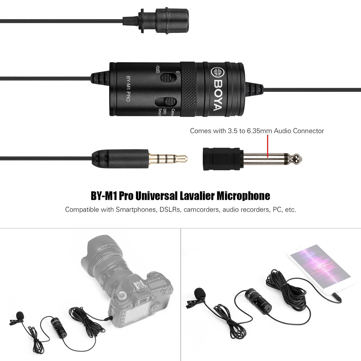 Buy Boya M1 Pro Microphone – High-Quality Lavalier Mic for Clear Audio