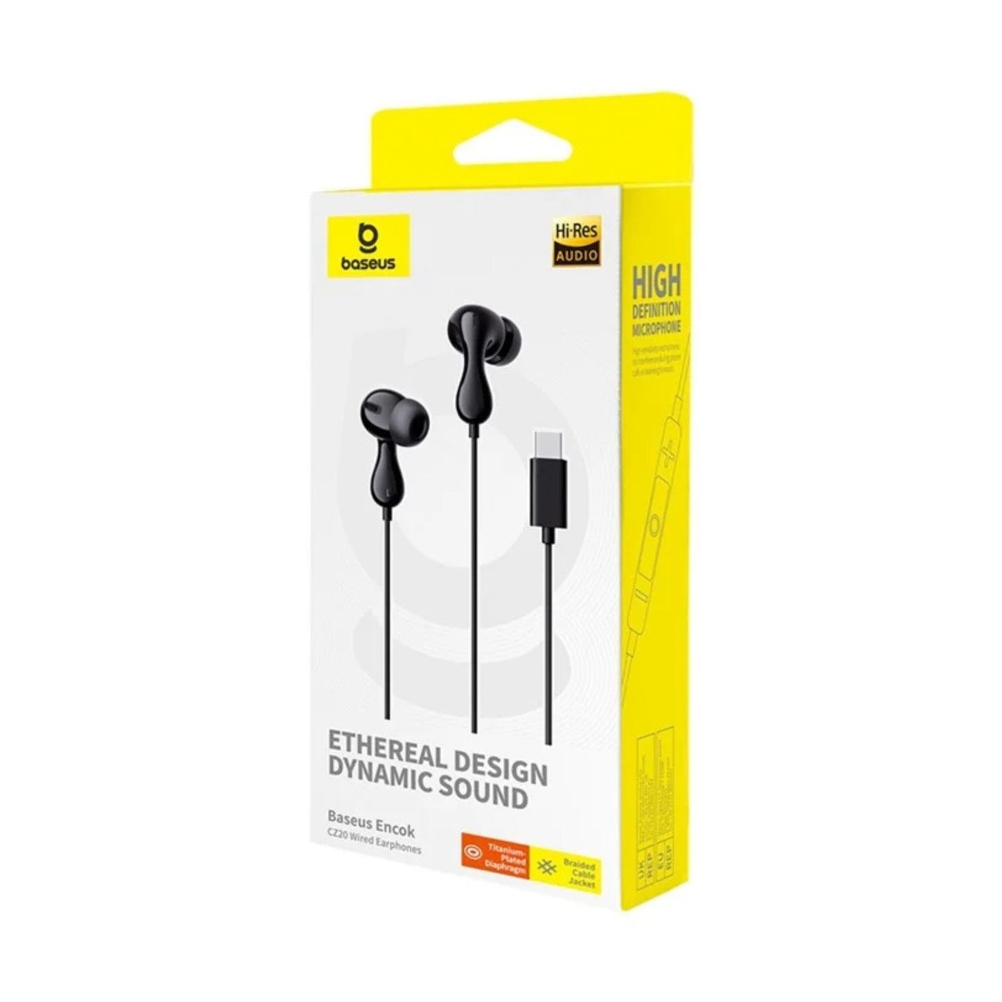 Baseus Encok CZ20 Wired Earphones – Hi-Fi Sound & Ergonomic Design