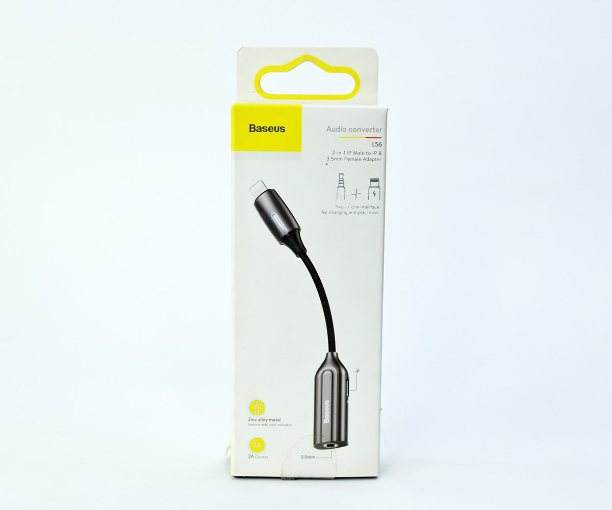Baseus L56 iPhone to 3.5mm Converter – High-Quality Audio Adapter