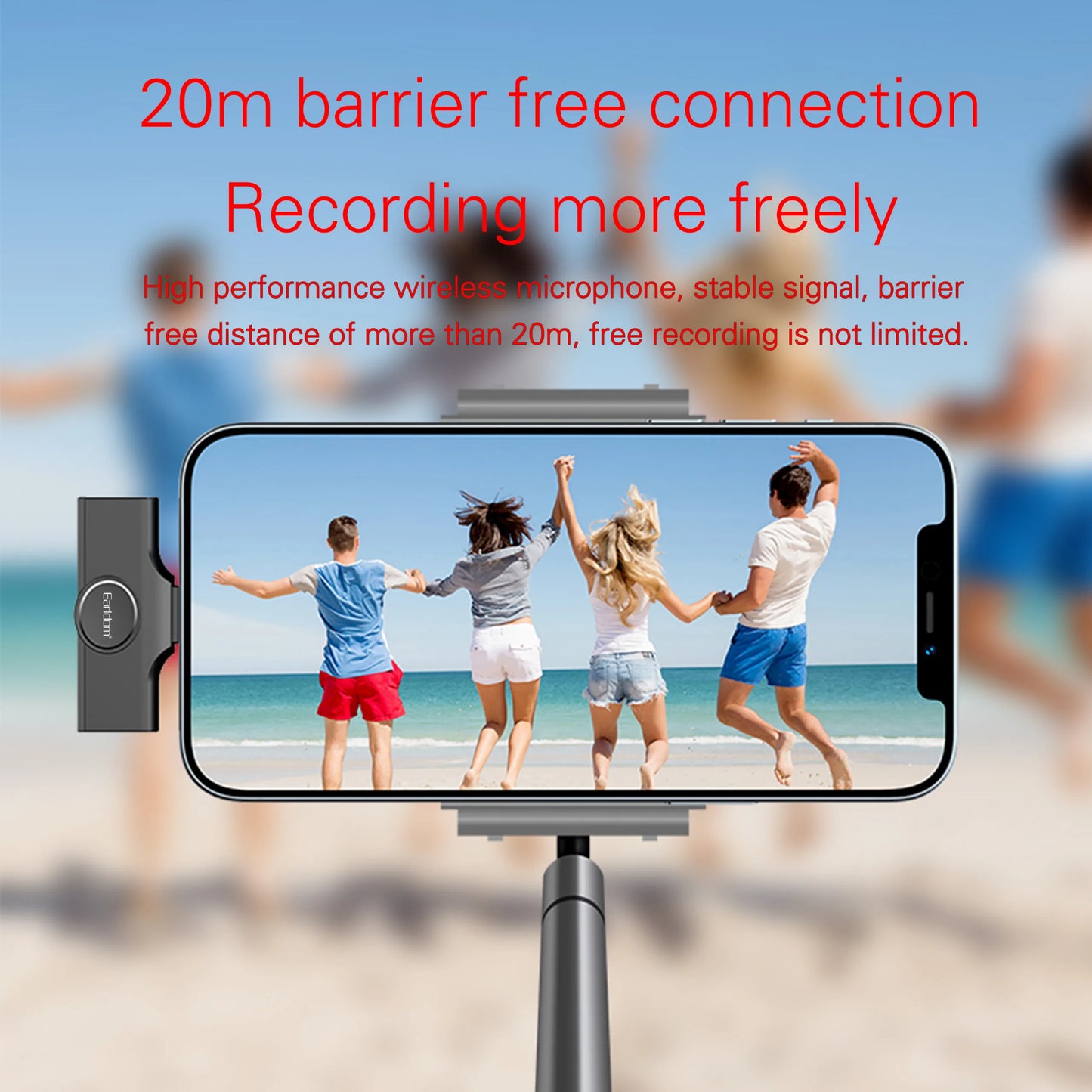 Earldom ET-MC3C Type-C Wireless Microphone – Clear Audio & Noise Reduction | Best Price in Pakistan