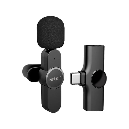 Earldom ET-MC3C Type-C Wireless Microphone – Clear Audio & Noise Reduction | Best Price in Pakistan