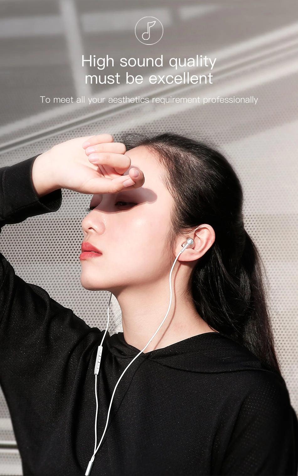 Baseus ENCOK 06 HF White – Premium Wired Earphones with HD Sound