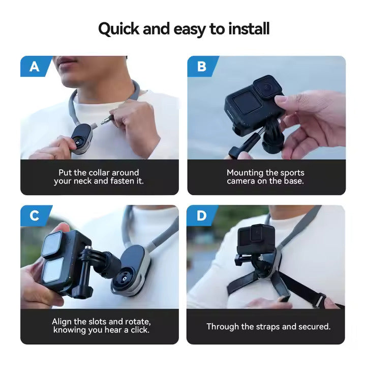 Cellphone & GoPro Neck Bracket – Hands-Free Adjustable Holder | Best Price in Pakistan
