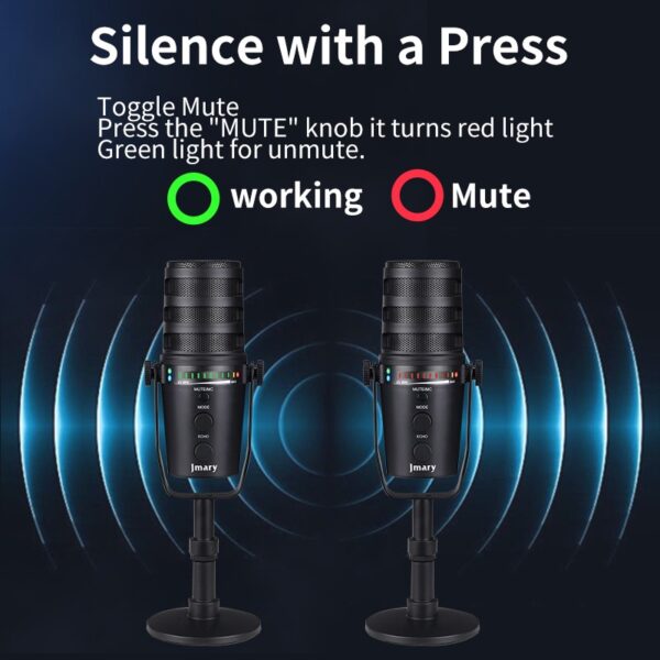 Jamary MC-PW12 USB Microphone – Studio-Quality Sound | Best Price in Pakistan