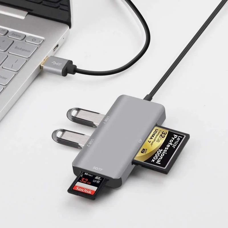 Onten 8107 4-in-1 USB 3.0 Multi-Function Card Reader – High-Speed Data Transfer & Universal Compatibility