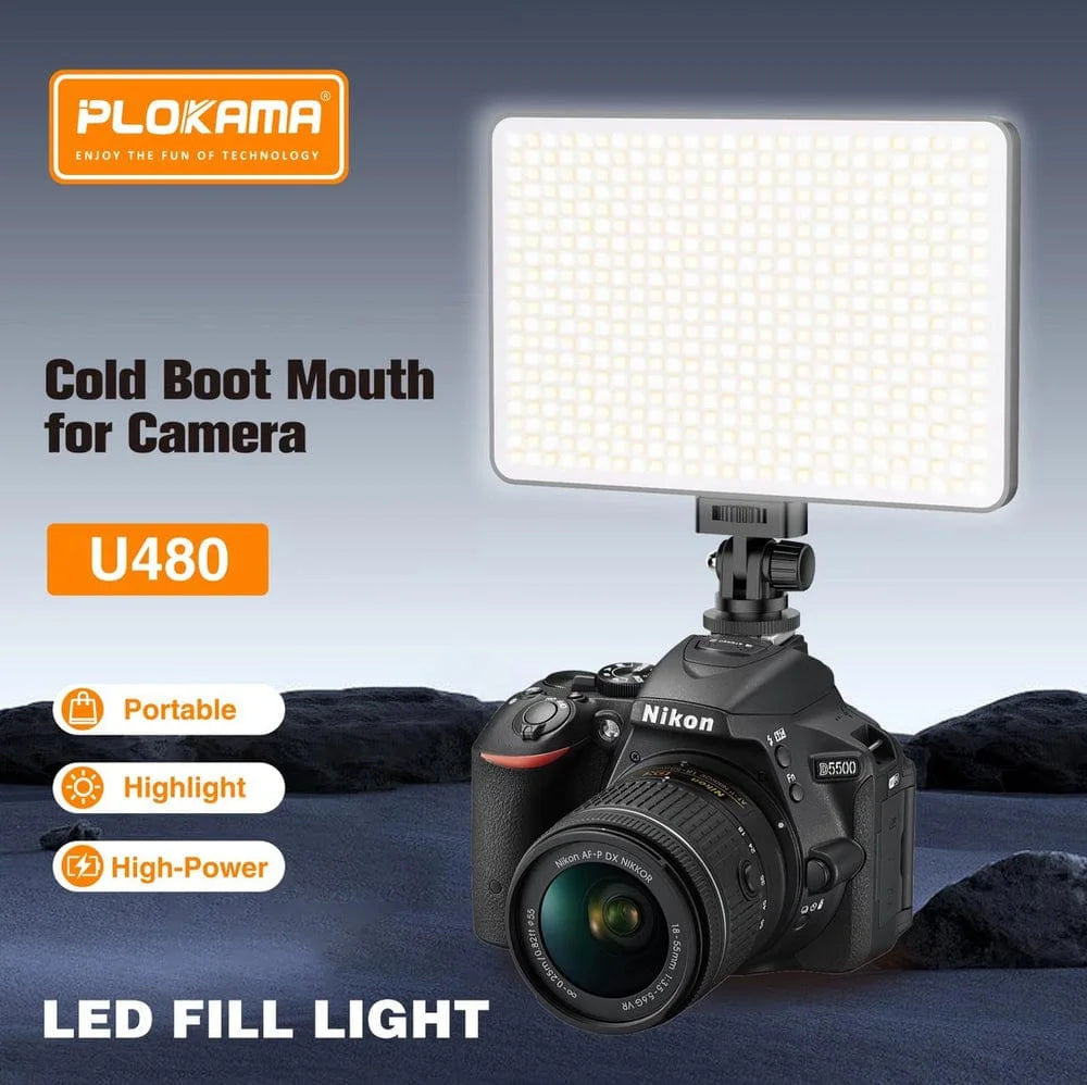 PLOKAMA U480 20W LED Light – Compact, Powerful Fill Light | Best Price in Pakistan