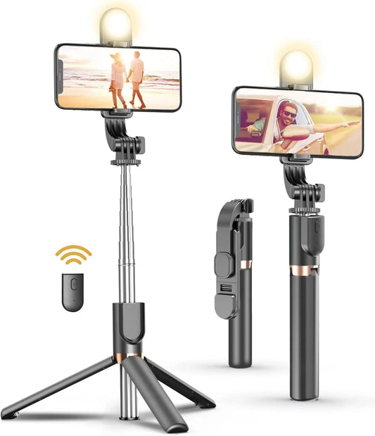 Plokama K8 – The Ultimate 3-in-1 Bluetooth Selfie Stick & Tripod for Perfect Shots