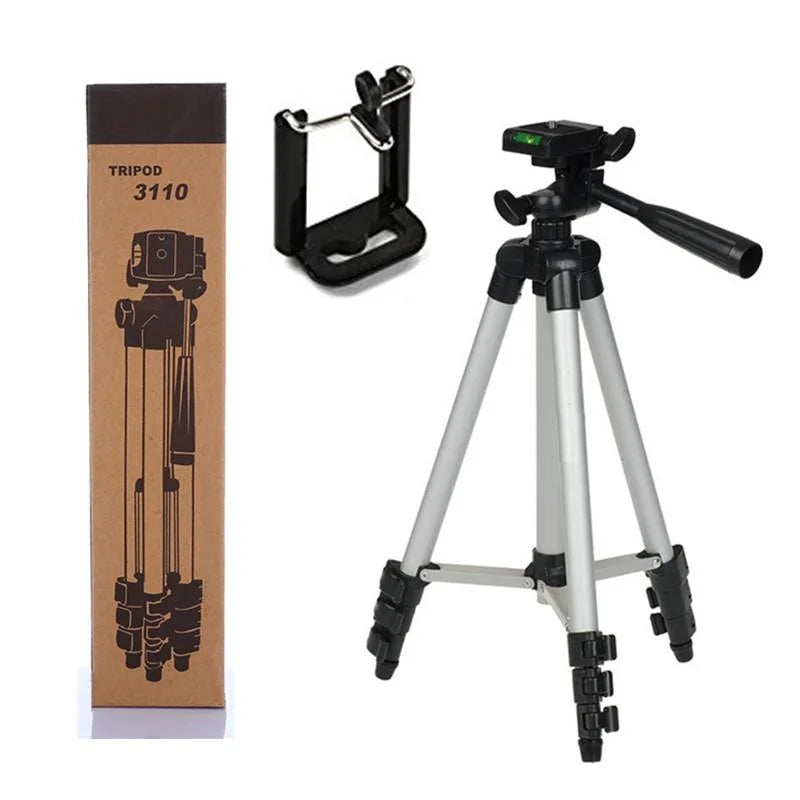 Tripod Camera Stand 3110 – Lightweight, Adjustable, & Universal for Smartphones & Cameras