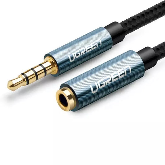 UGREEN 3.5mm Male to Female Audio Extension Cable – 5m, 3m, 2m (Blue) | Best Price in Pakistan
