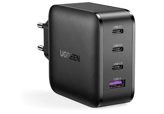 Ugreen 70774 65W 4-Port GaN Fast Charger – Powerful USB-C PD Charging for Laptops, Tablets & Phones