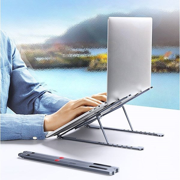 UGREEN 50642 Stylish Alloy Laptop Stand – Foldable, Adjustable & Ergonomic for Improved Cooling