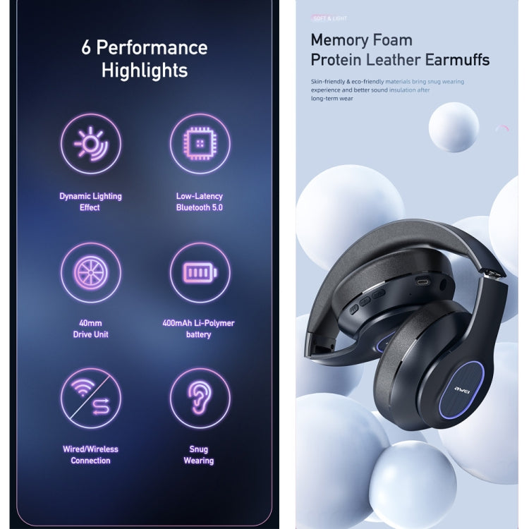 AWEI A100BL Wireless Headphones – Best Price in Pakistan | Bluetooth 5.0, Hi-Fi Sound & Long Battery Life