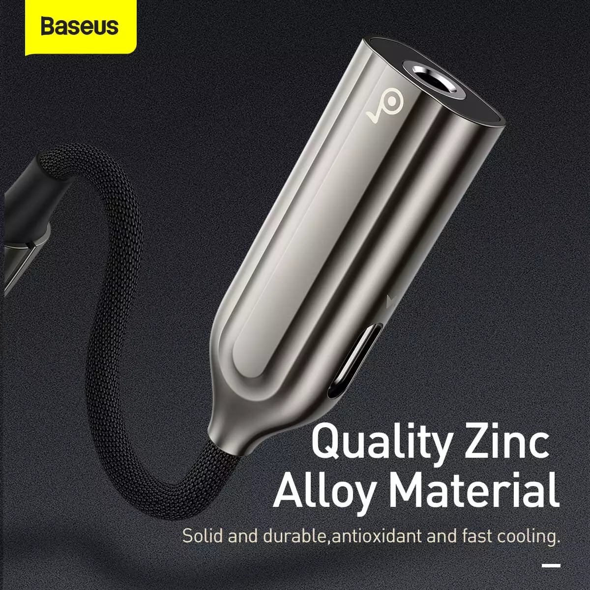 Baseus L56 iPhone to 3.5mm Converter – High-Quality Audio Adapter