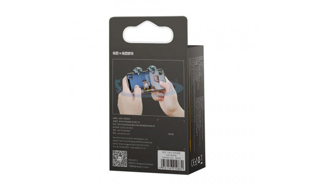 Baseus Level 3 Helmet PUBG Gaming Grip with Extra Buttons & Bumpers – Camouflage Blue