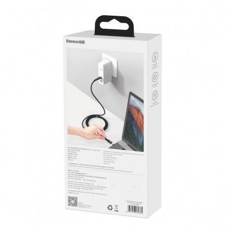 Baseus Zinc Magnetic USB-C to USB-C Cable 100W (1.5m, Black) – Fast Charging & Data Sync
