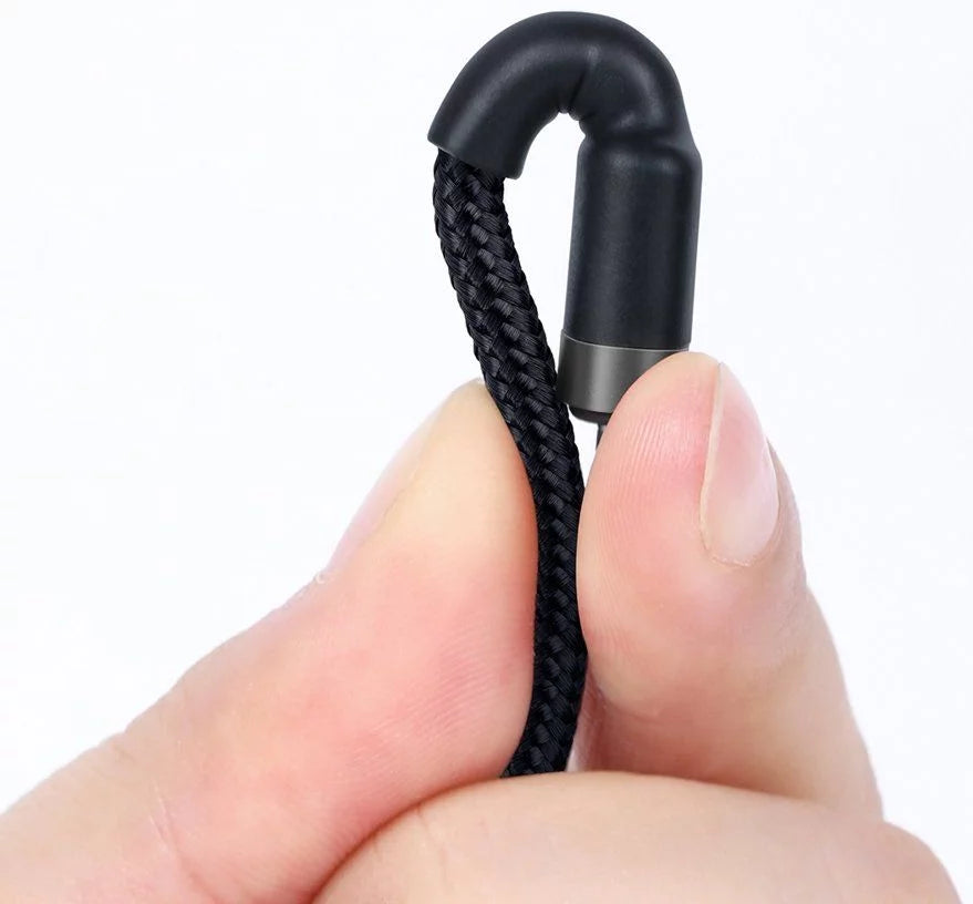 Baseus PD QC3.0 Type-C Cable (200cm, Grey/Black) – Fast Charging & Data Sync