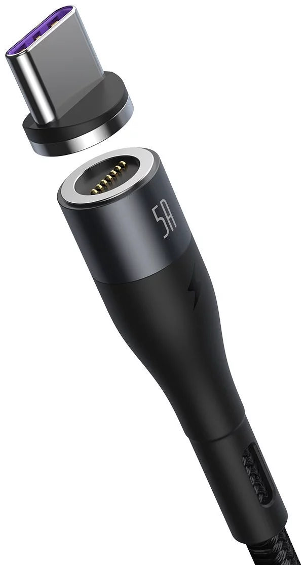 Baseus Zinc Magnetic Safe Fast Charging Data Cable – Strong Magnetic Connection & High-Speed Charging