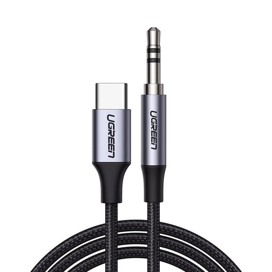 UGREEN Round USB-C to 3.5mm Audio Cable (1m) – Hi-Fi Sound & Durable Design | Best Price in Pakistan