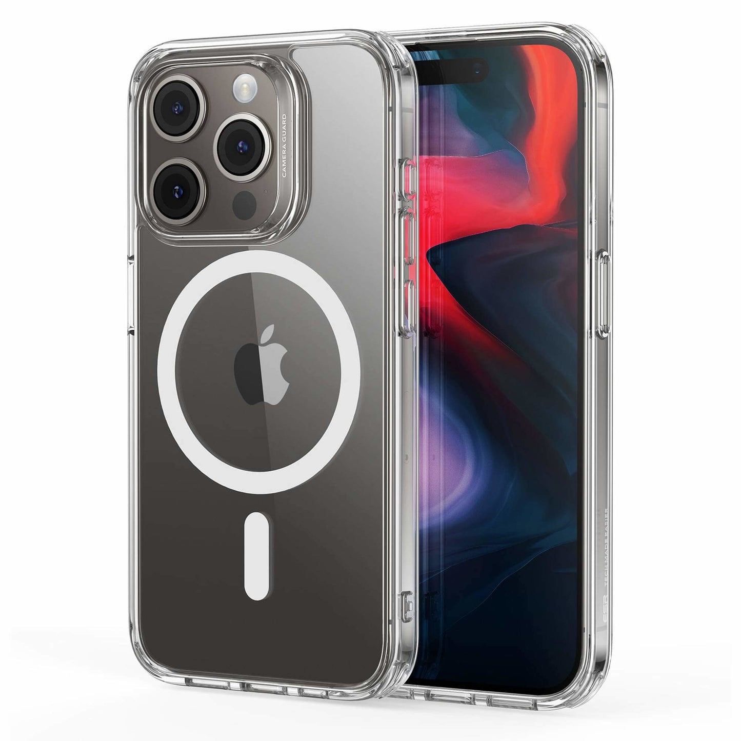 ESR Classic Hybrid HaloLock Case for iPhone 15 Pro Max (Clear) – MagSafe Compatible, Shockproof Protection