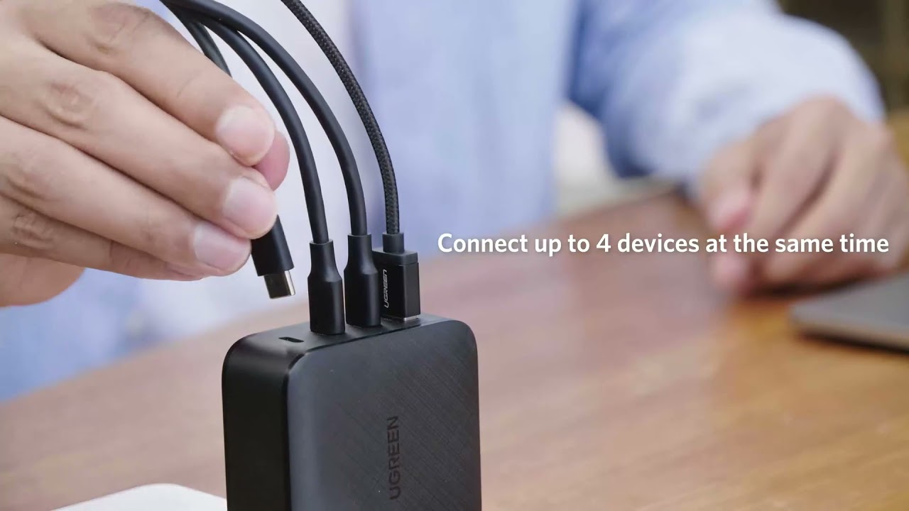 Ugreen 70774 65W 4-Port GaN Fast Charger – Powerful USB-C PD Charging for Laptops, Tablets & Phones