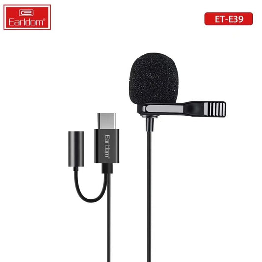 Earldom ET-E39 C-Type Condenser Wired Microphone – Best Price in Pakistan | High-Quality Audio for Streaming, Recording & Calls