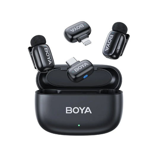 BOYA Mini 12 – Compact Wireless Microphone for Crystal-Clear Audio