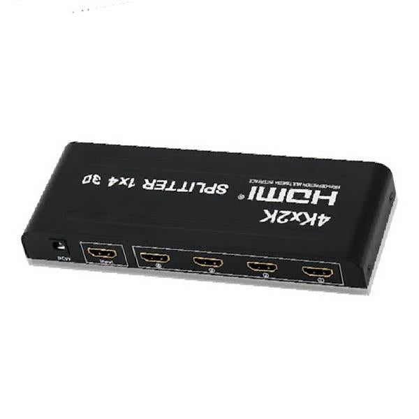 ONTEN OTN-7595 4K HDMI Splitter 1×4 – Ultra HD 1-In 4-Out Signal Distributor for Multiple Displays
