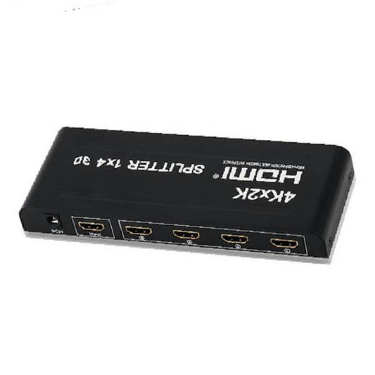 ONTEN OTN-7595 4K HDMI Splitter 1×4 – Ultra HD 1-In 4-Out Signal Distributor for Multiple Displays